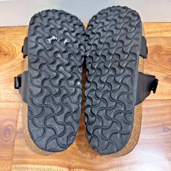 Birkenstock Unisex Mayari Regular Fit Birko Flor Black US Men Size7 Women Size 9 - Picture 14 of 15